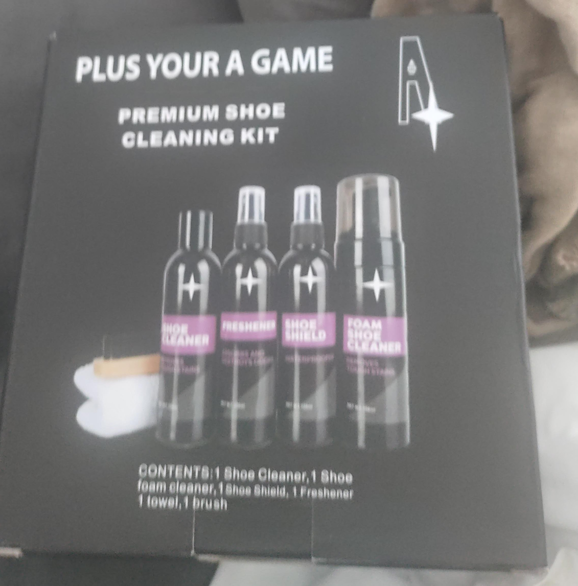 Premium Shoe Cleaning Kit - Plus Your A Game thumbnail