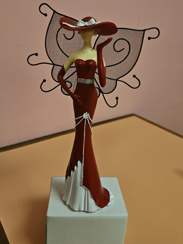 Lady Figurine Jewelry Holder thumbnail