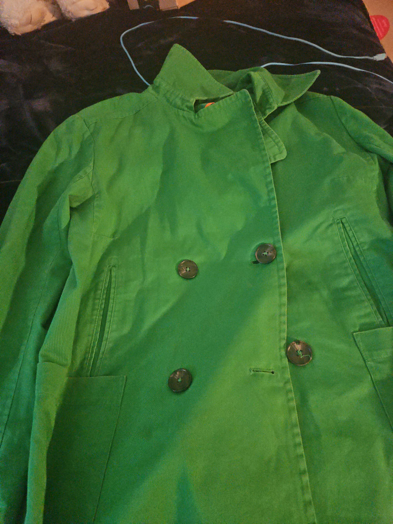 Green Button-Up Coat ✅️ thumbnail
