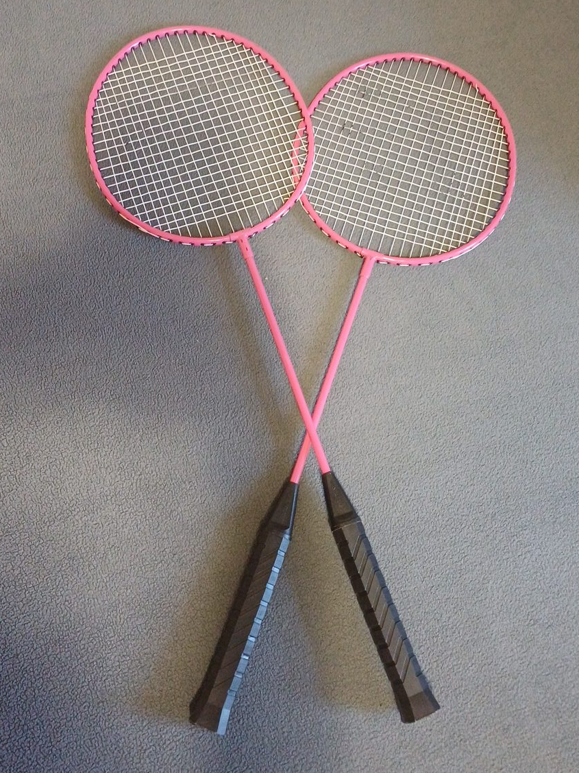 Pink Badminton Rackets - Set of 2 thumbnail