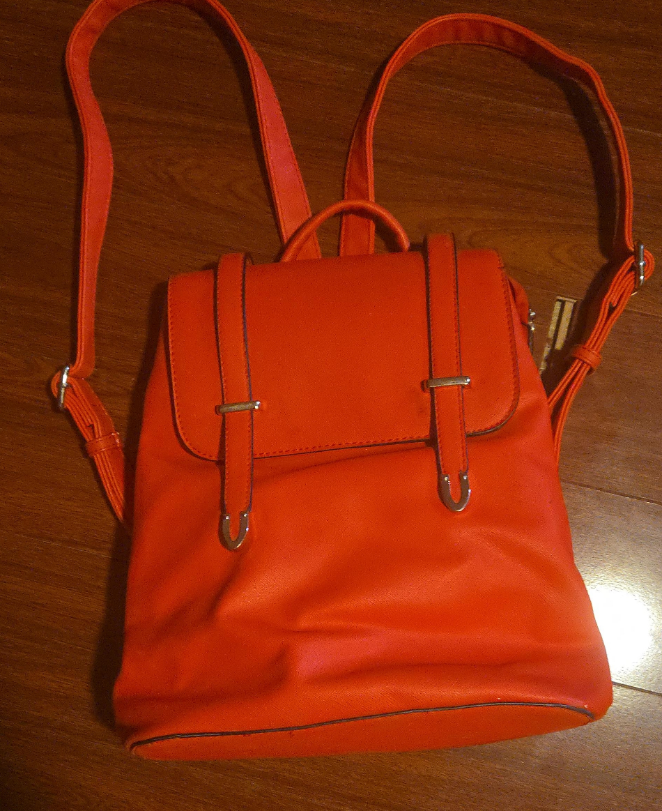 Orange Backpack