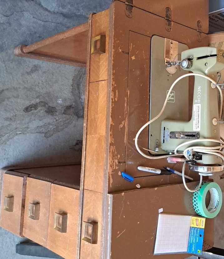 Vintage Necchi Sewing Machine Cabinet thumbnail