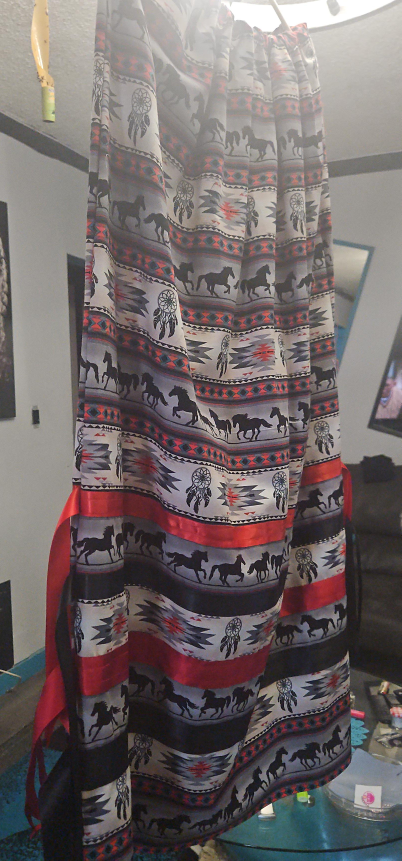 Horse and Dreamcatcher Pattern Skirt thumbnail