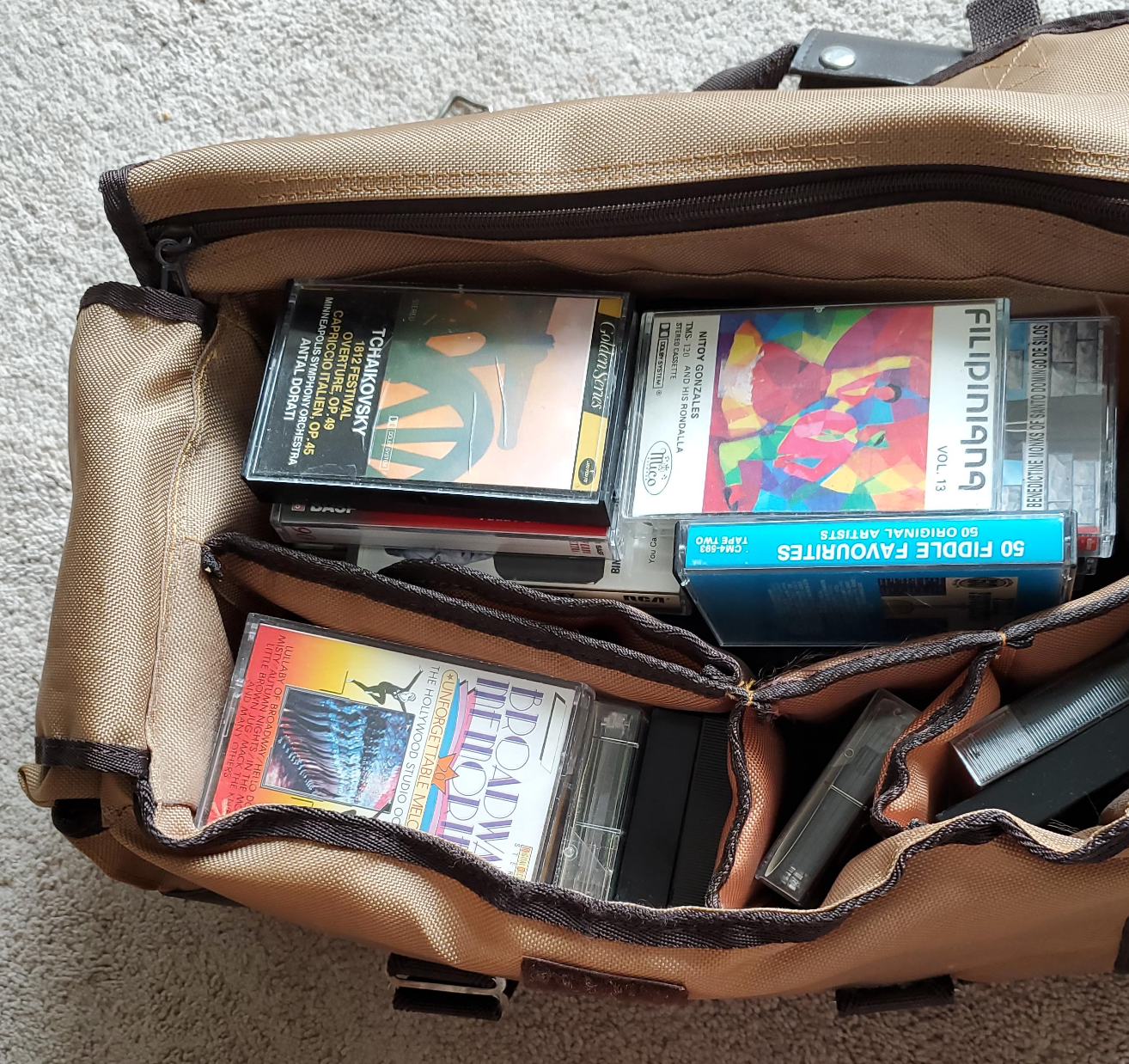 Canvas Cassette Tapes and a Photographer  Bag thumbnail