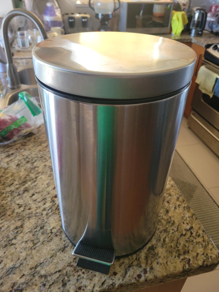 IKEA Stainless Steel Trash Can thumbnail