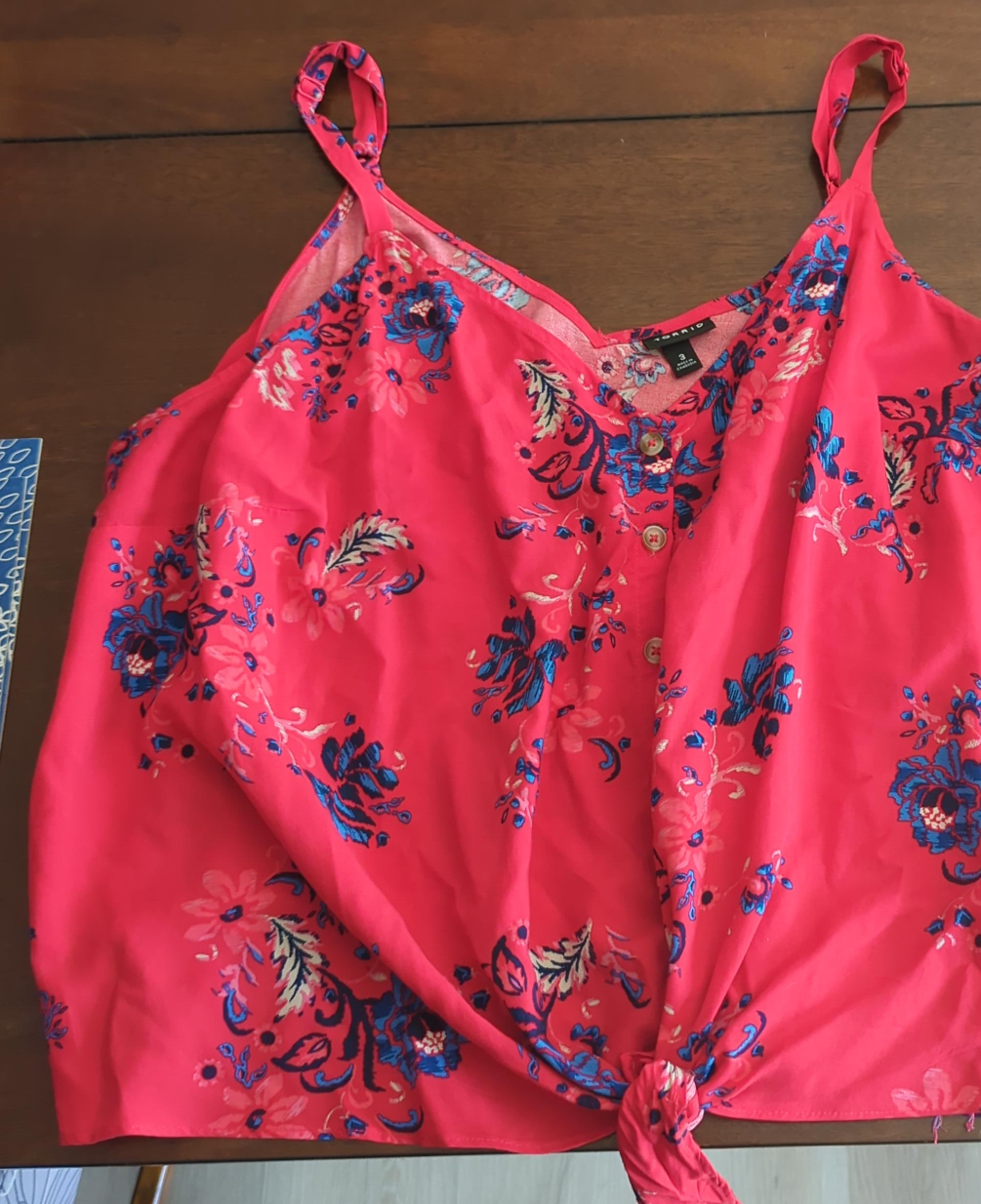 Torrid Floral Tank Top thumbnail
