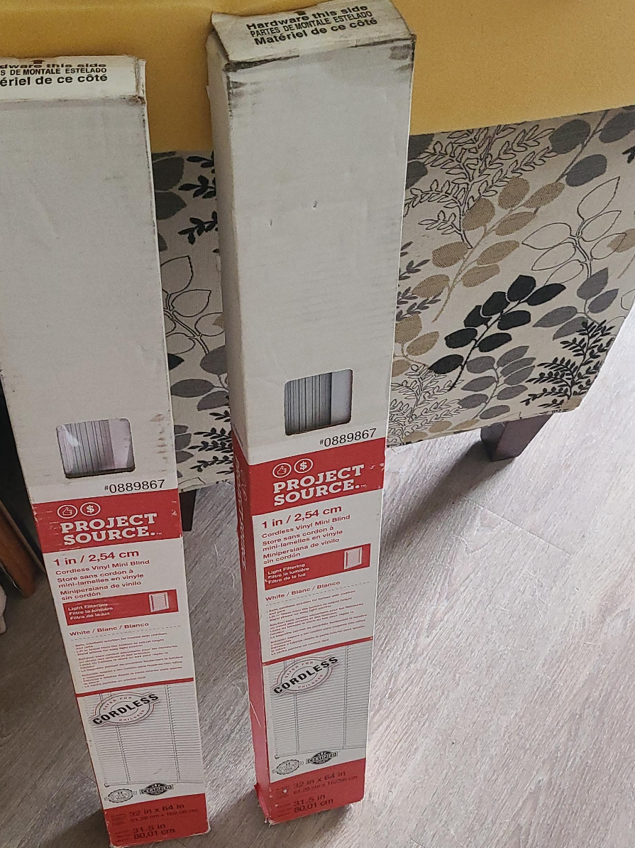 White Cordless Mini Blinds - 1in/2.54cm thumbnail