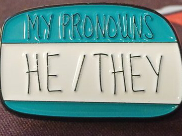 Pronoun Pin - He/They thumbnail