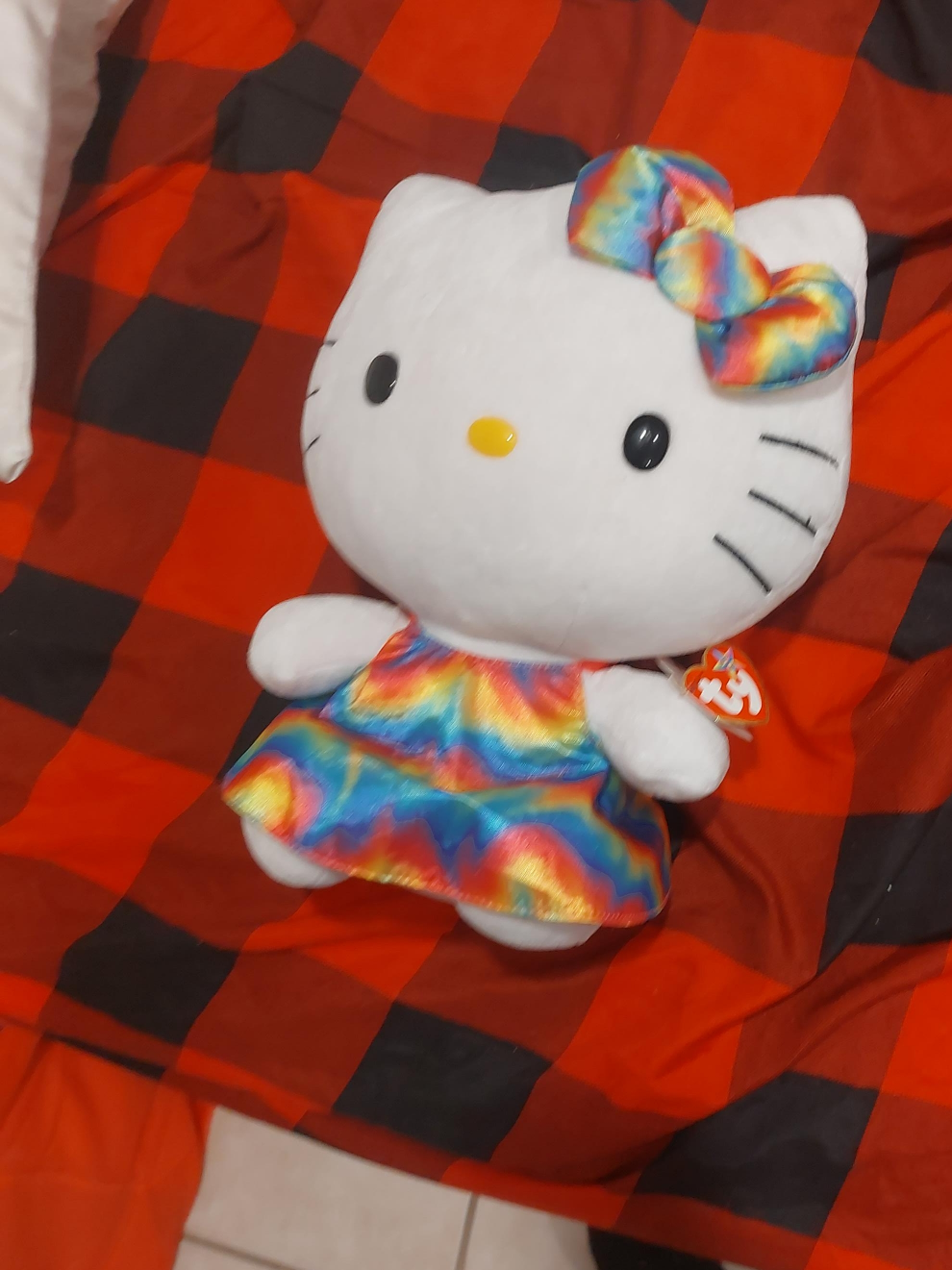 Hello Kitty Rainbow Plush thumbnail