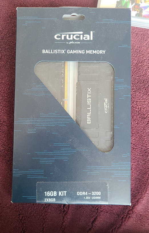 Crucial Ballistix 16GB DDR4-3200 Gaming Memory Kit