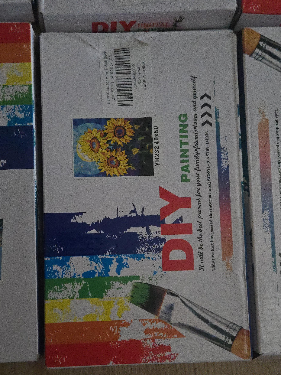 DIY Painting Kit - Sunflowers 40x50