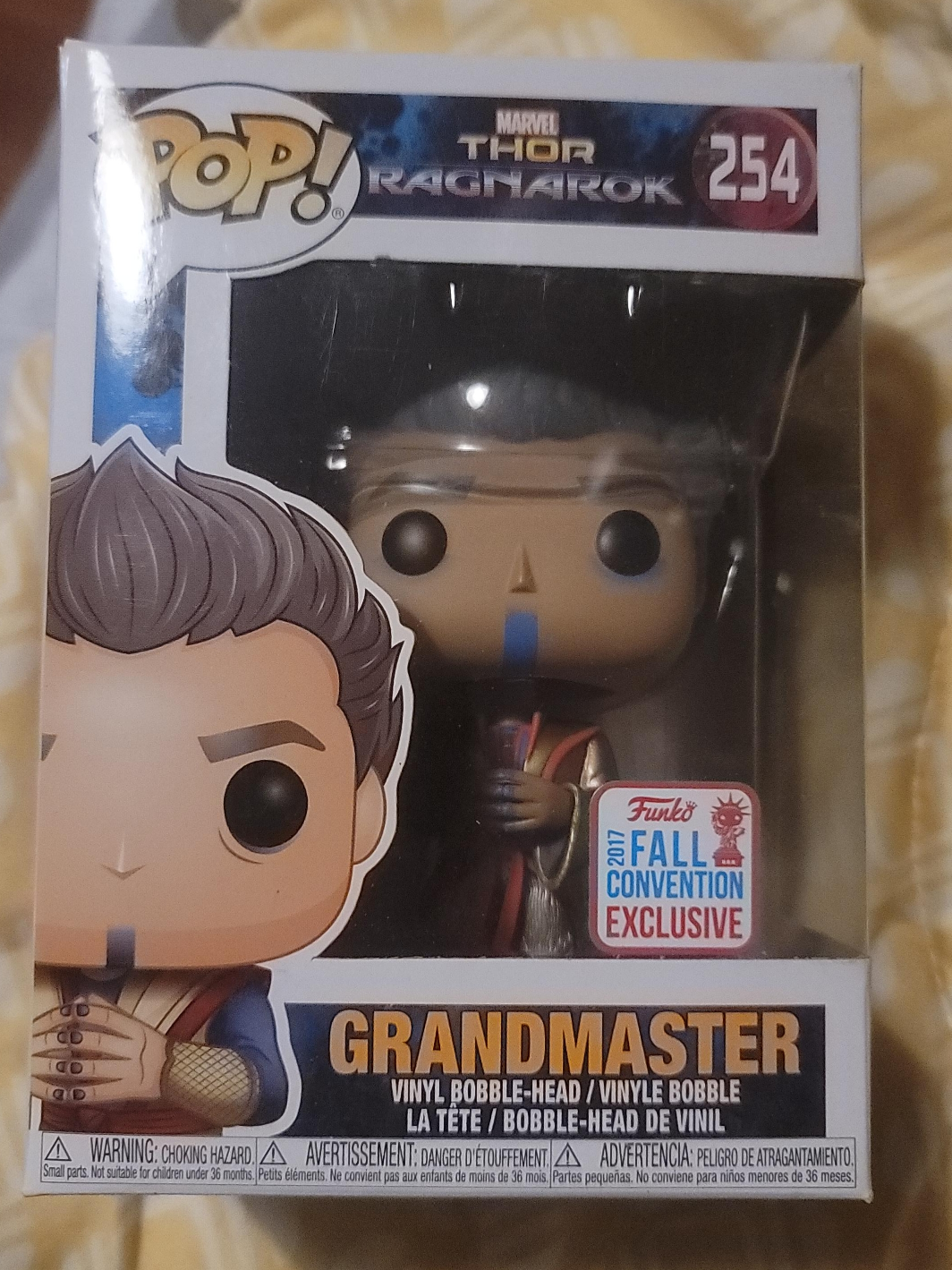 Funko Pop! Marvel Thor: Ragnarok Grandmaster Figure thumbnail