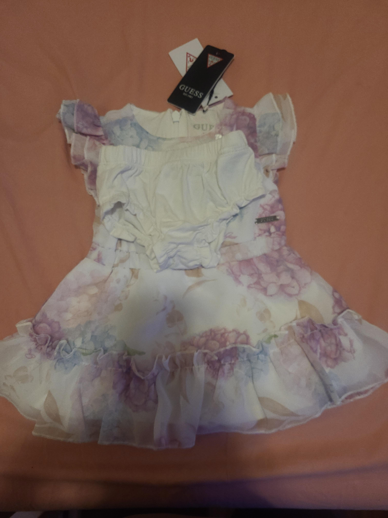 Guess Baby Floral Dress with Bloomers