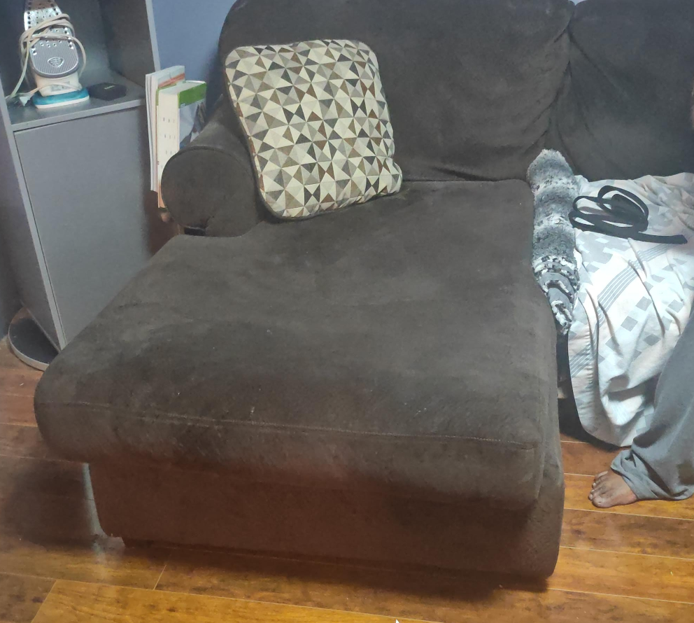 Brown Sofa Chaise Lounge