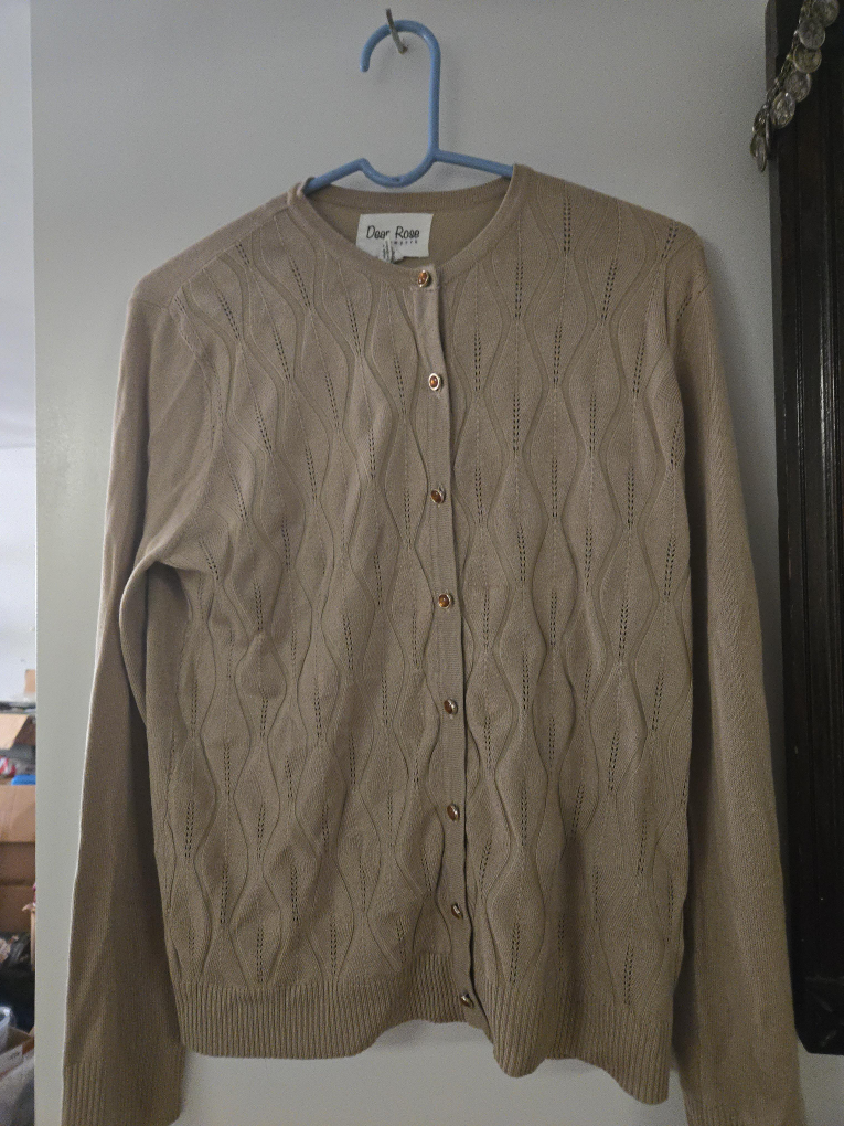 Dear Rose Cardigan - Beige thumbnail