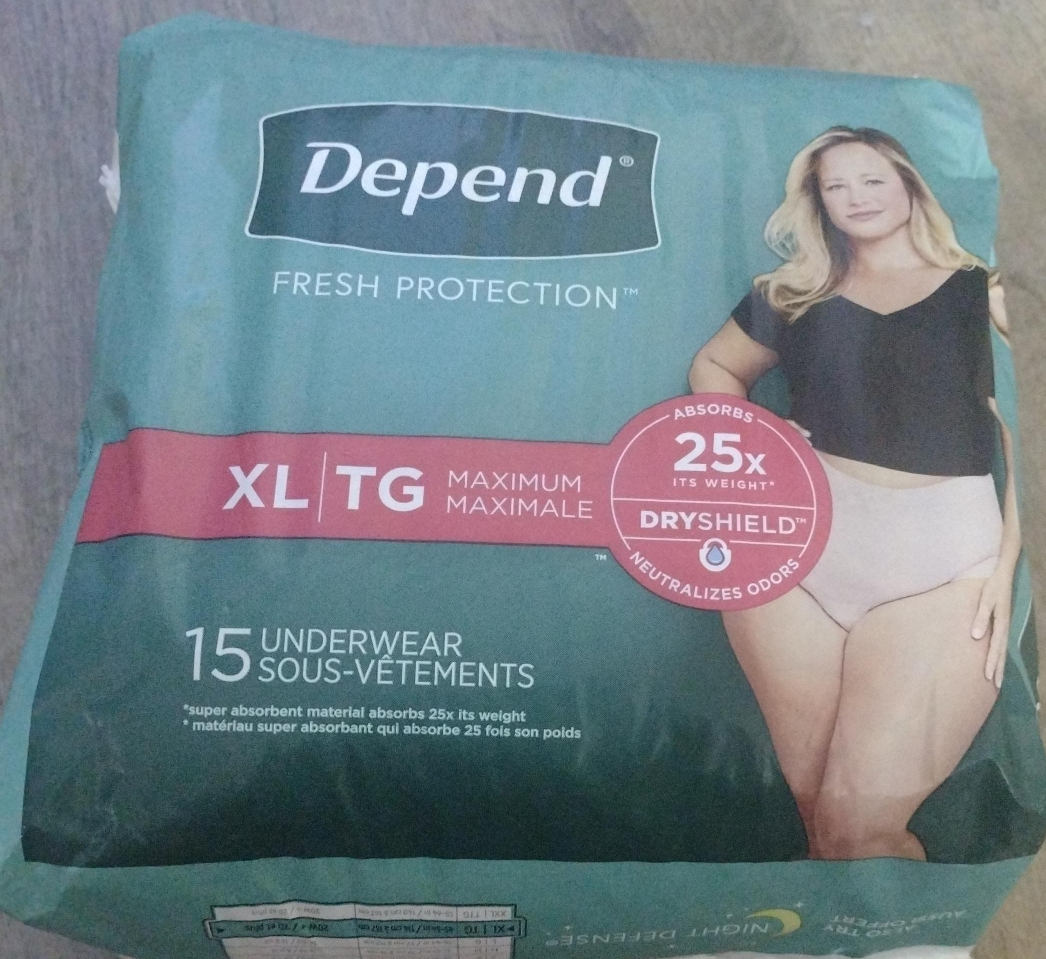 Depend Fresh Protection Underwear