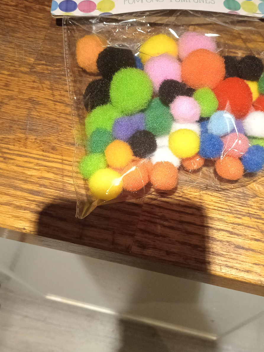 Colorful Pom Poms 🥕 🥕 💚 💚 thumbnail