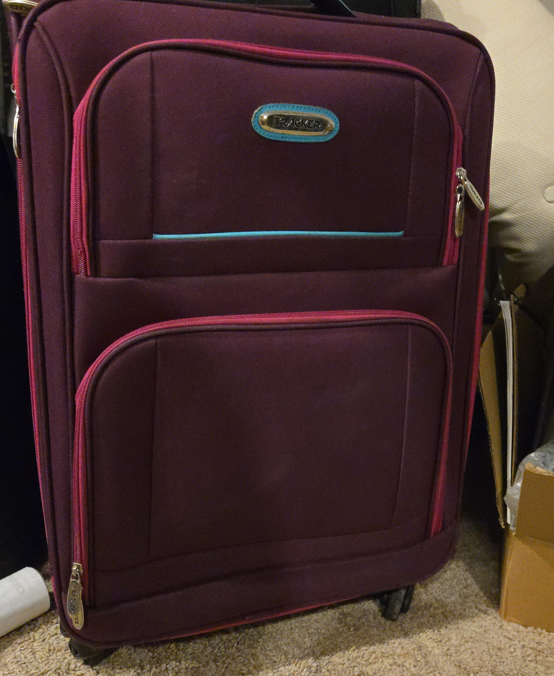 Tracker Purple Suitcase thumbnail