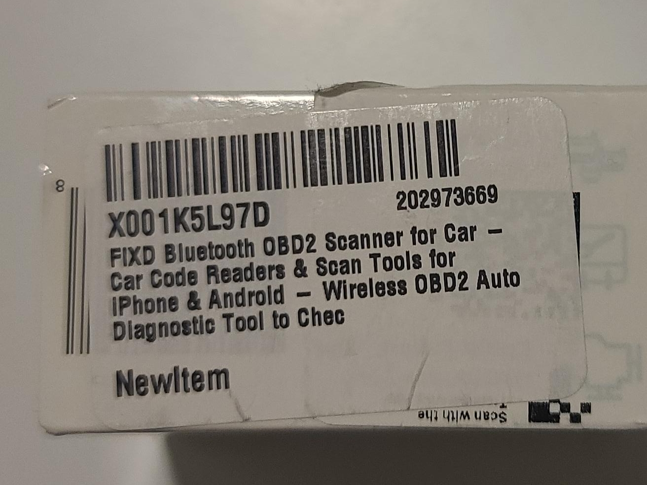 New FIXD Bluetooth OBD2 Scanner for Car thumbnail