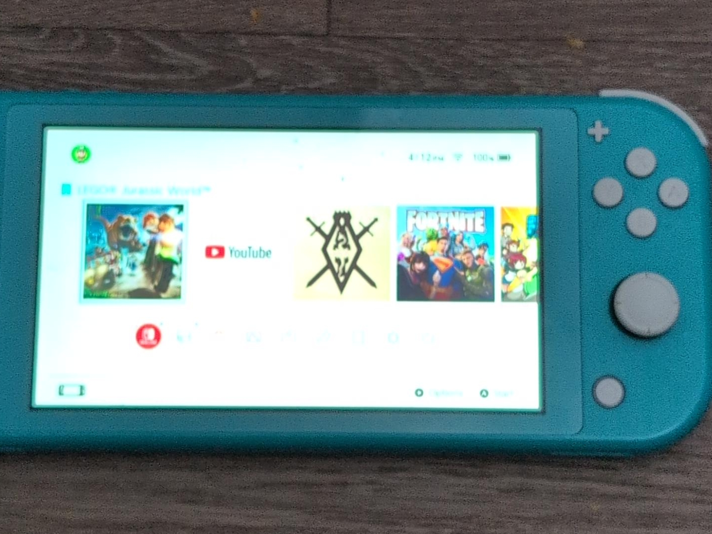 Teal Colour Nintendo Switch Lite thumbnail