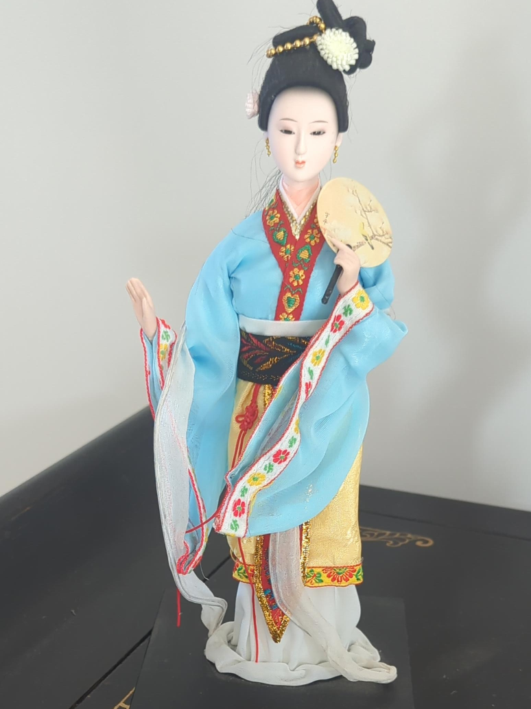 Vintage Asian Geisha Doll Figurine thumbnail