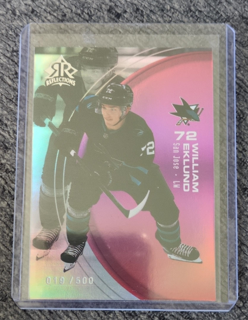 William Eklund Reflections Hockey Card