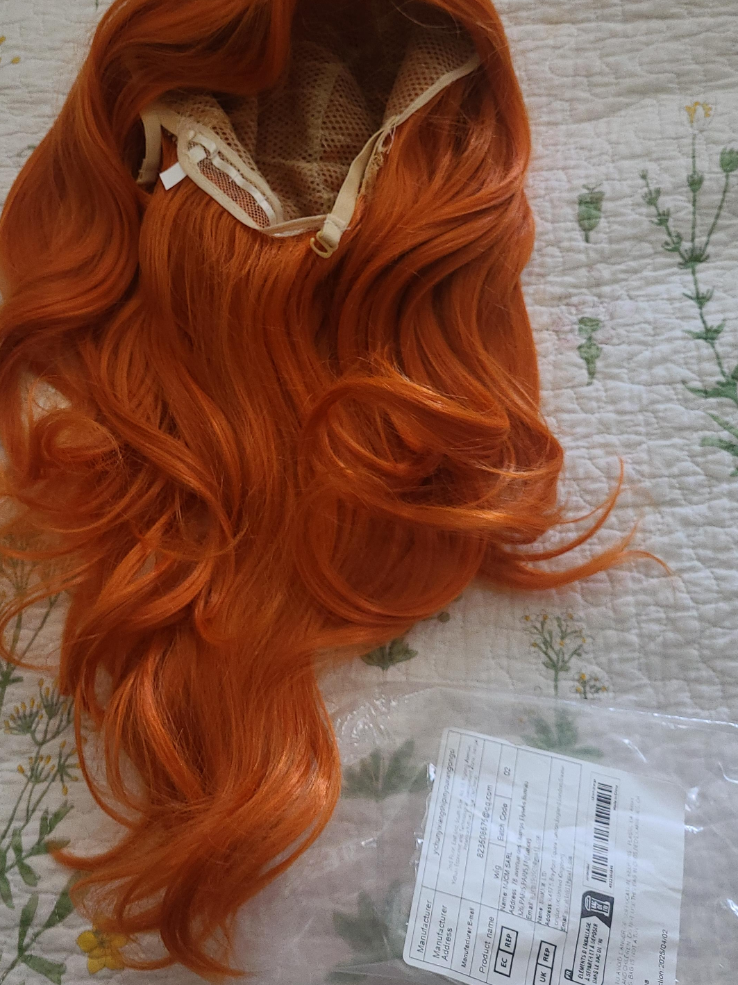 Orange Synthetic Wig - Cosplay thumbnail