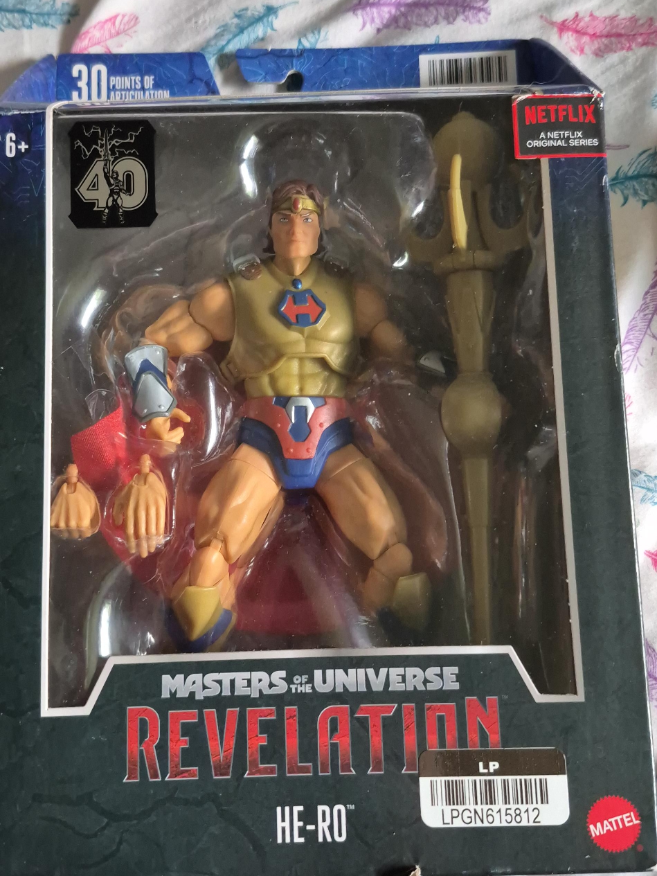 Masters of the Universe Revelation HE-RO Action Figure thumbnail