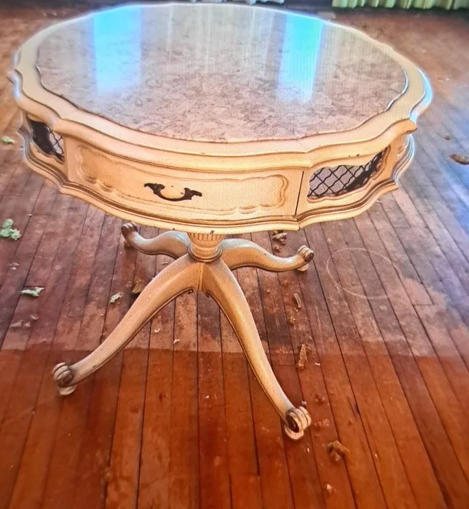 Vintage Round Side Table