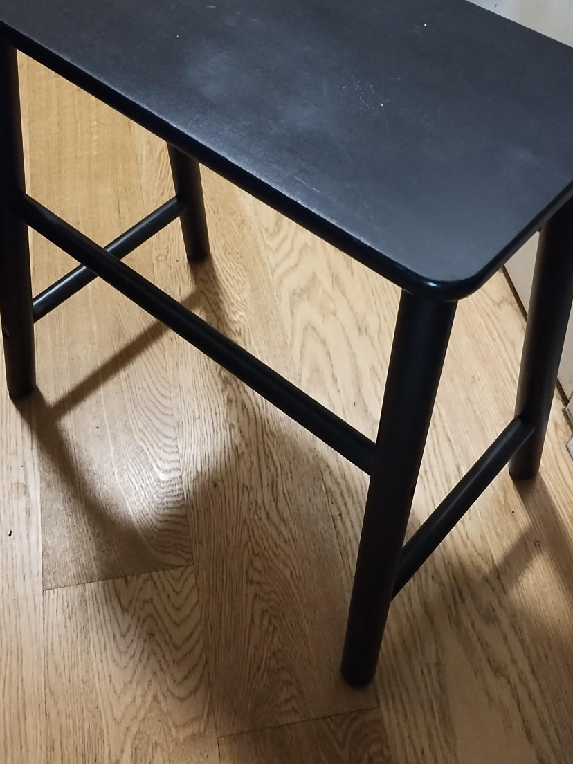 Black Wooden Stool thumbnail