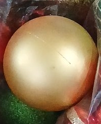 Gold Christmas Ornament thumbnail