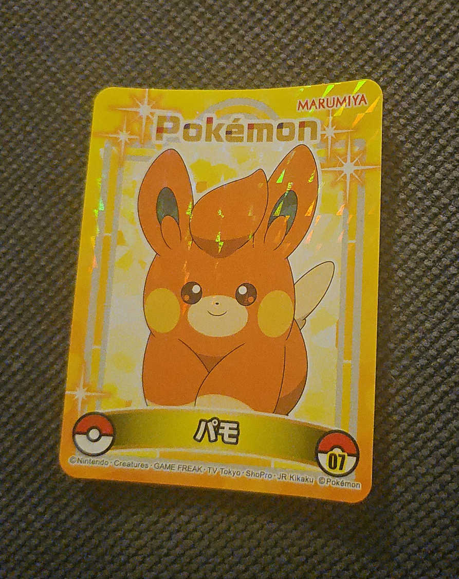 Pokémon Marumiya Card - Pawmo