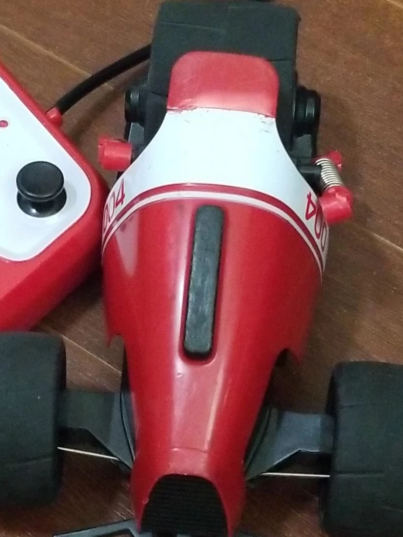 Vintage Red Racing Car Toy with Remote thumbnail