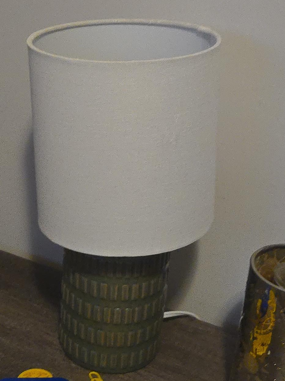 Green Ceramic Table Lamp thumbnail