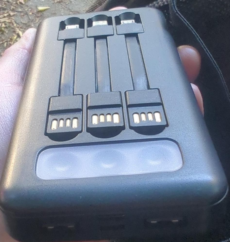 Portable Power Bank with Multiple Connectors thumbnail