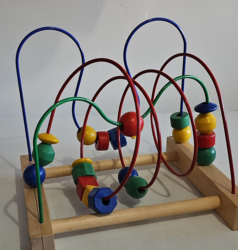 Wooden Bead Maze Toy thumbnail