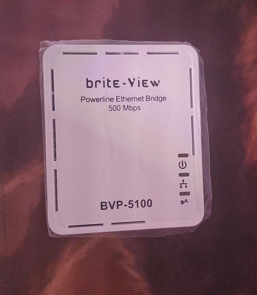 brite-View Powerline Ethernet Bridge 500 Mbps BVP-5100 thumbnail
