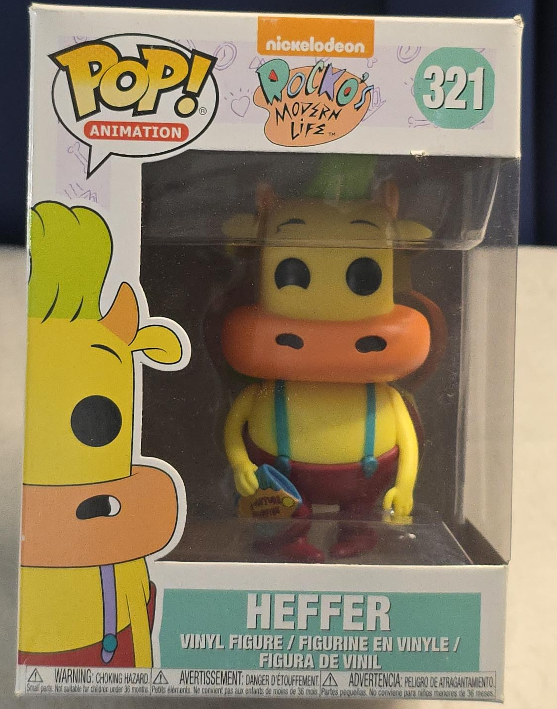 Funko Pop! Animation Rocko's Modern Life Heffer #321 thumbnail