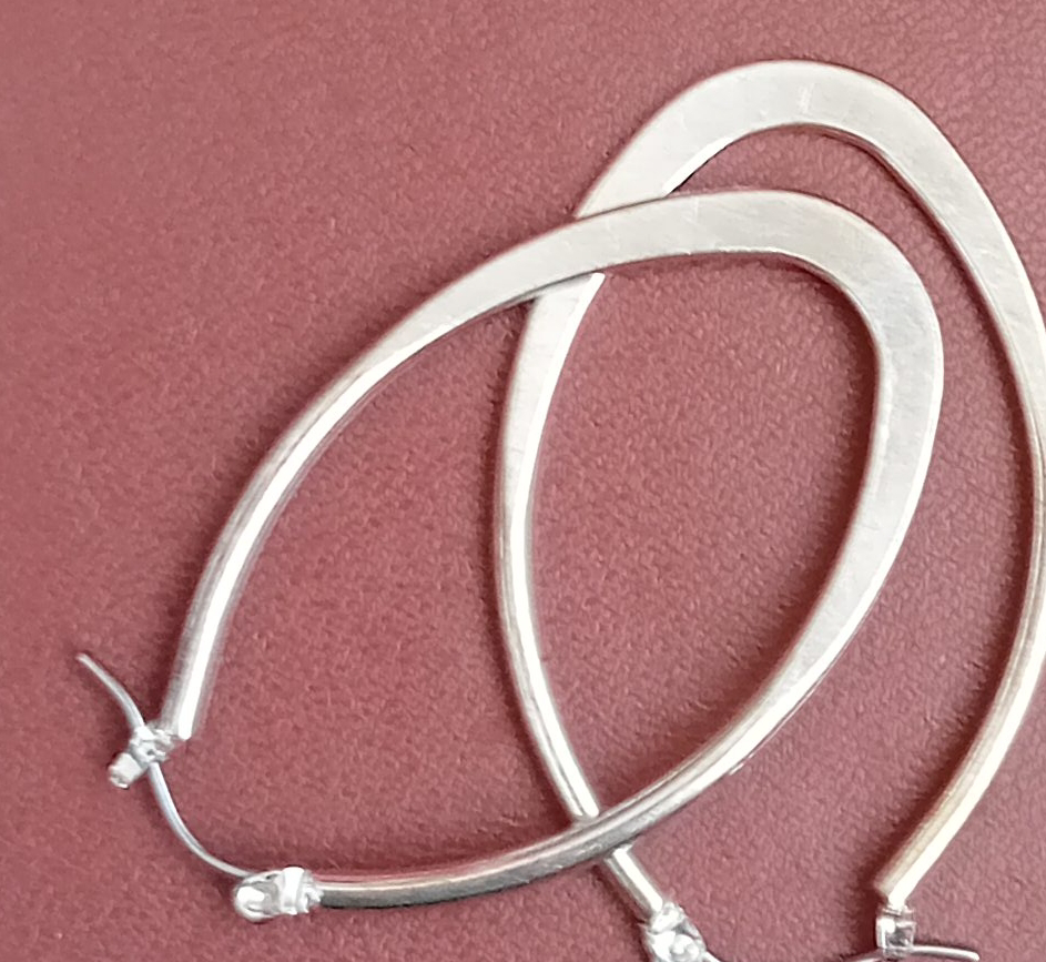 Silver Hoop Earrings thumbnail