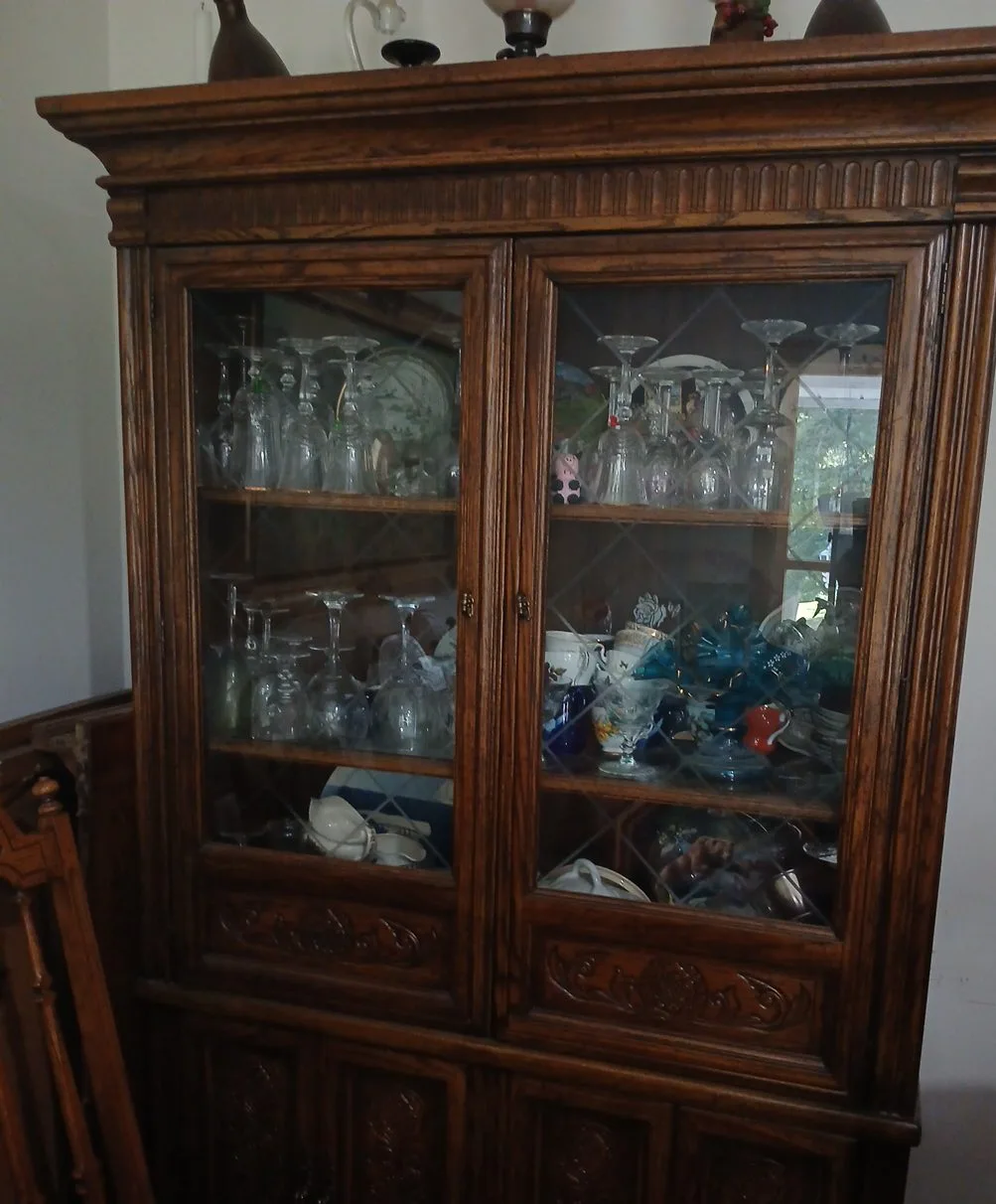 Wooden China Cabinet