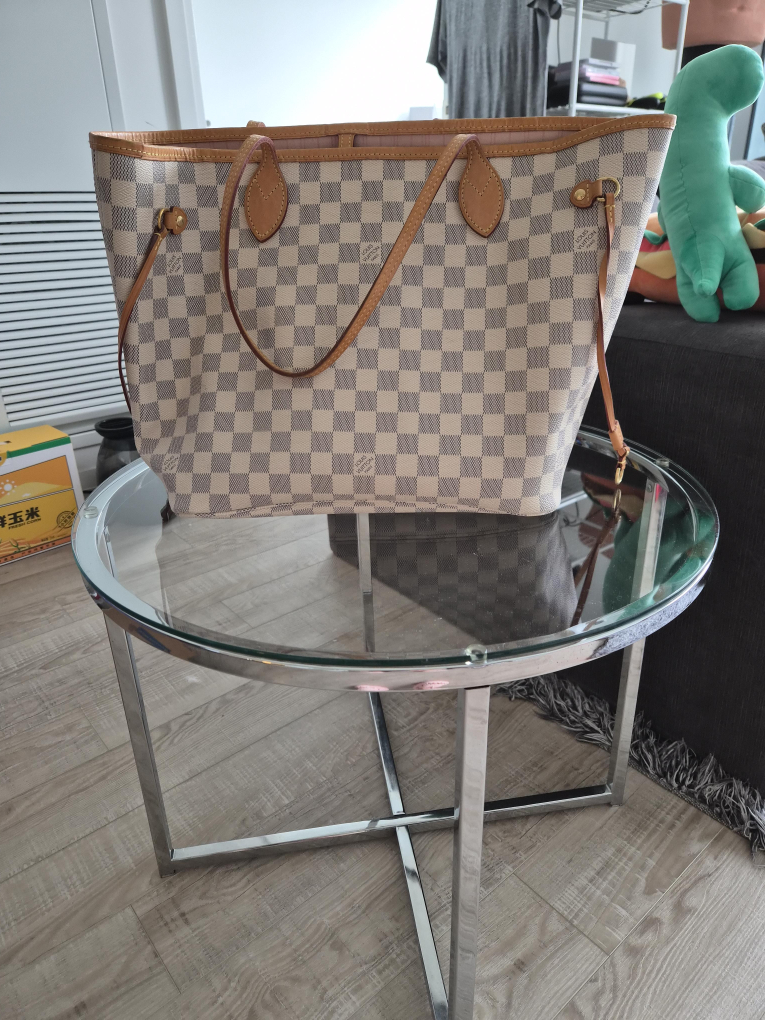 Louis Vuitton Damier Azur Neverfull MM Tote thumbnail