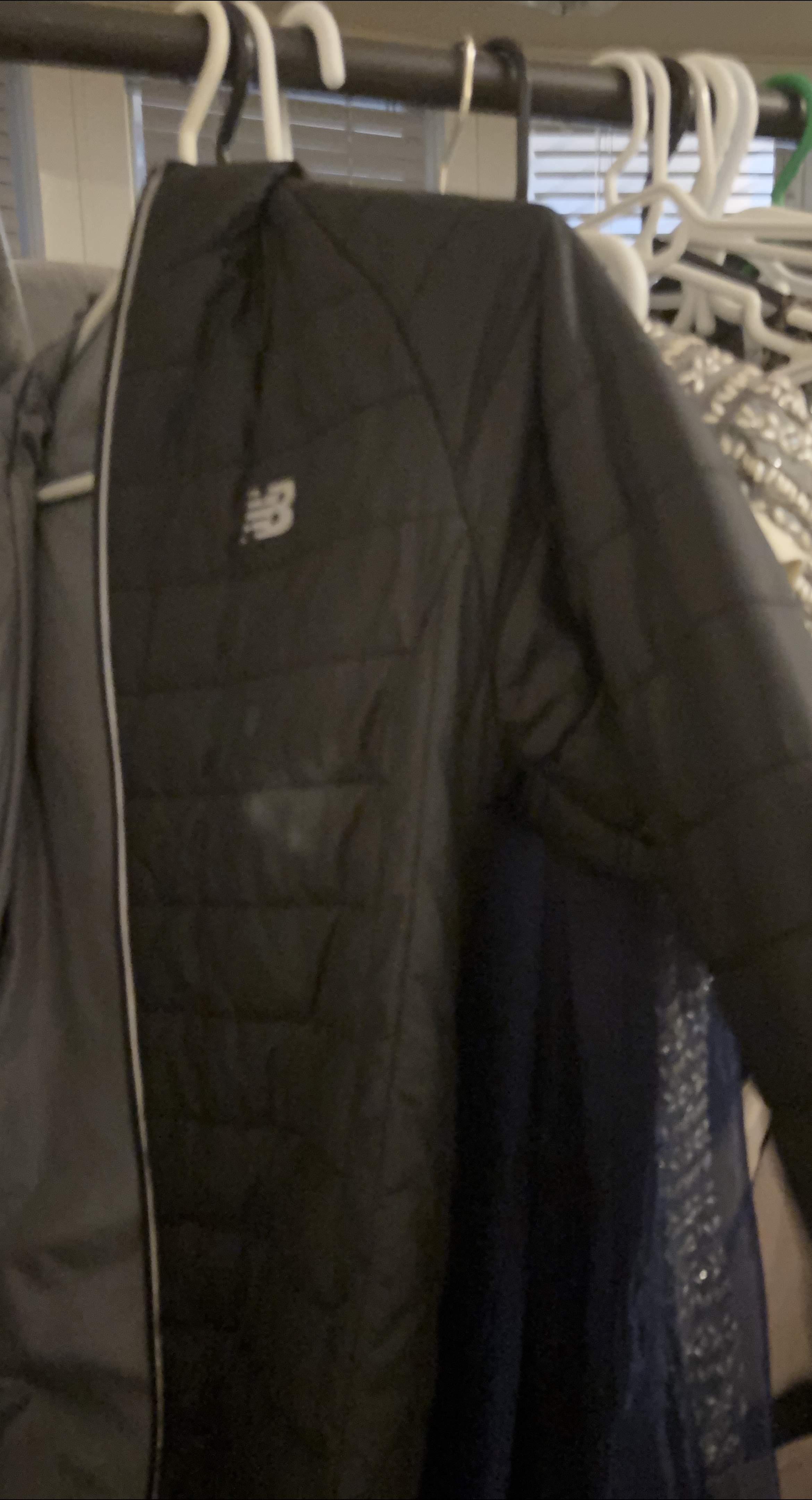 New Balance Black Puffer Jacket thumbnail
