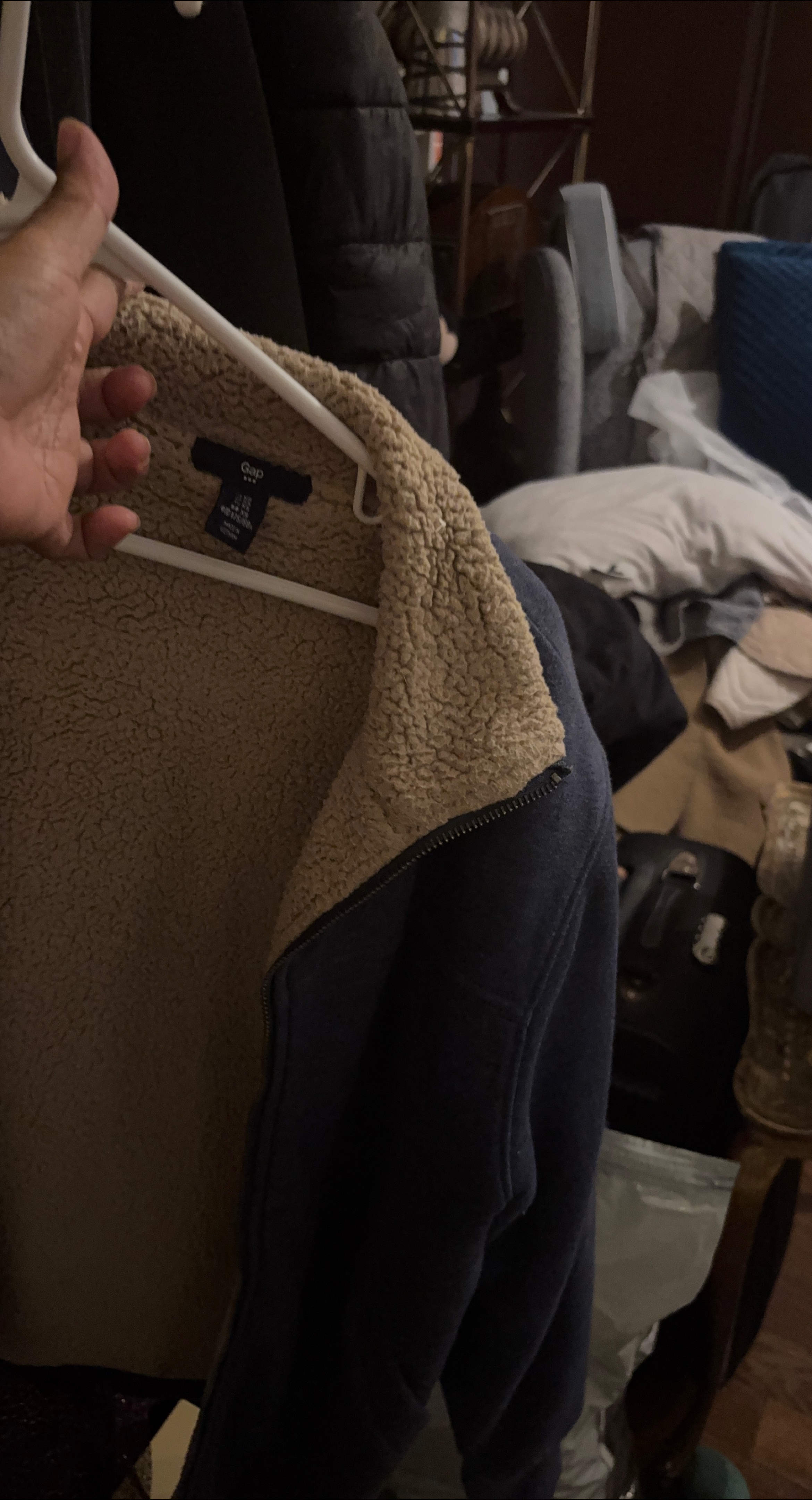 Gap XXS Sherpa Lined Jacket thumbnail