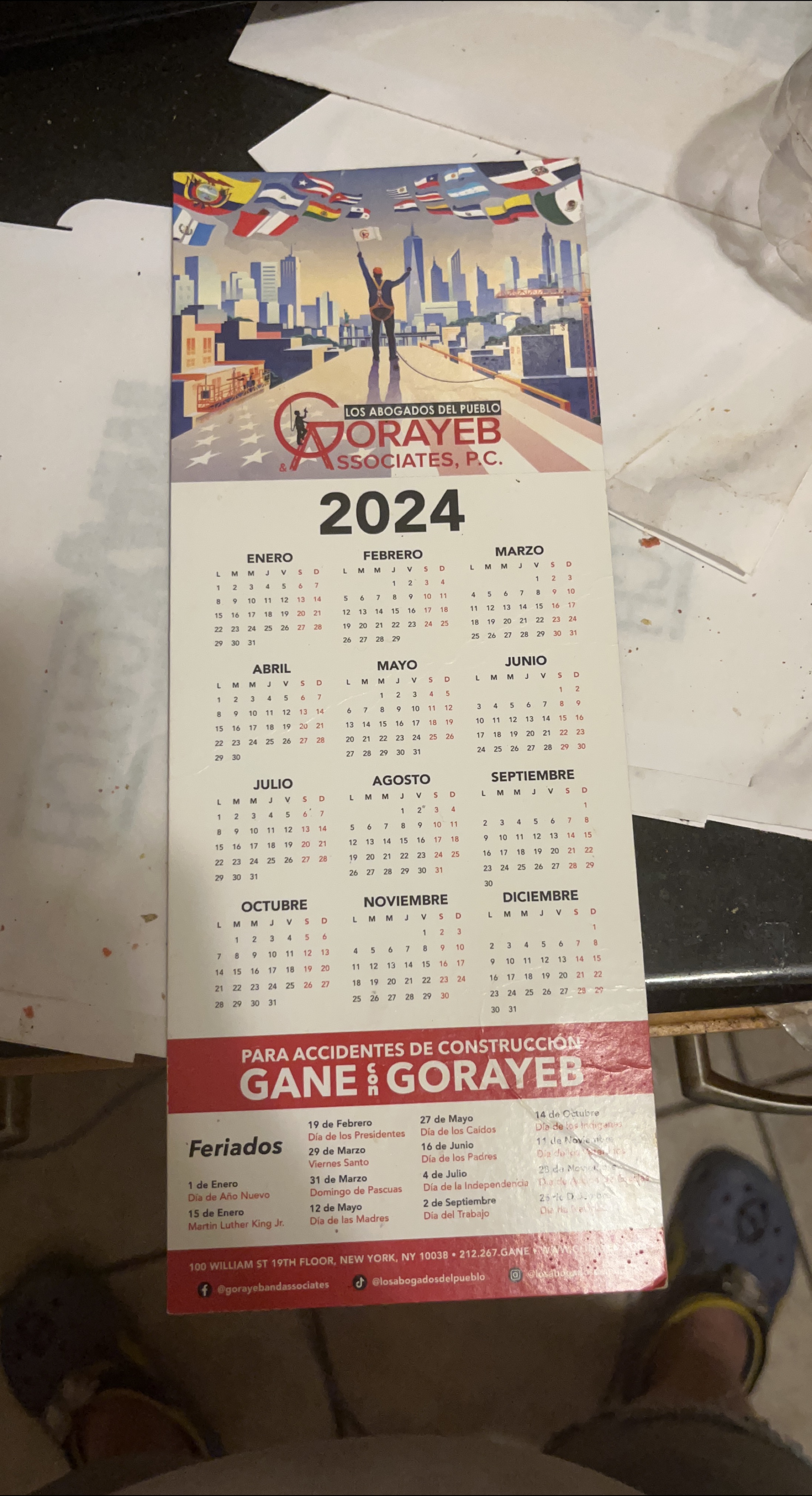 2024 Gorayeb & Associates Calendar thumbnail