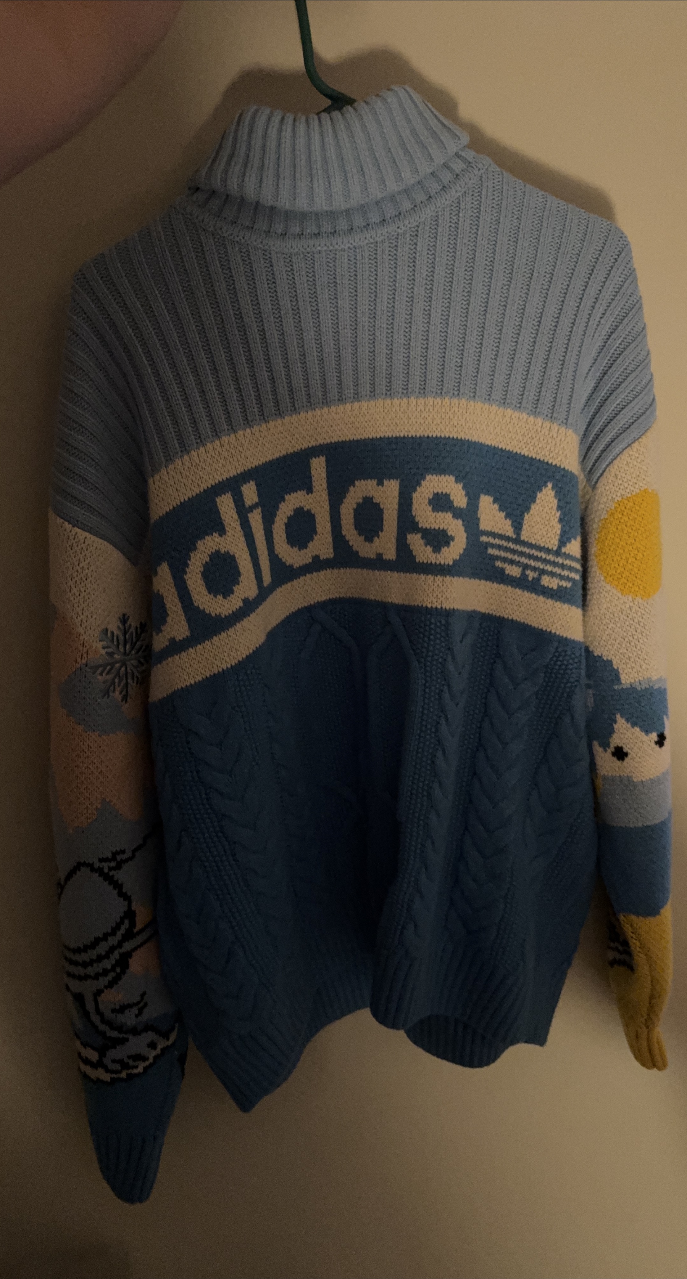 Adidas Knit Sweater - Blue thumbnail