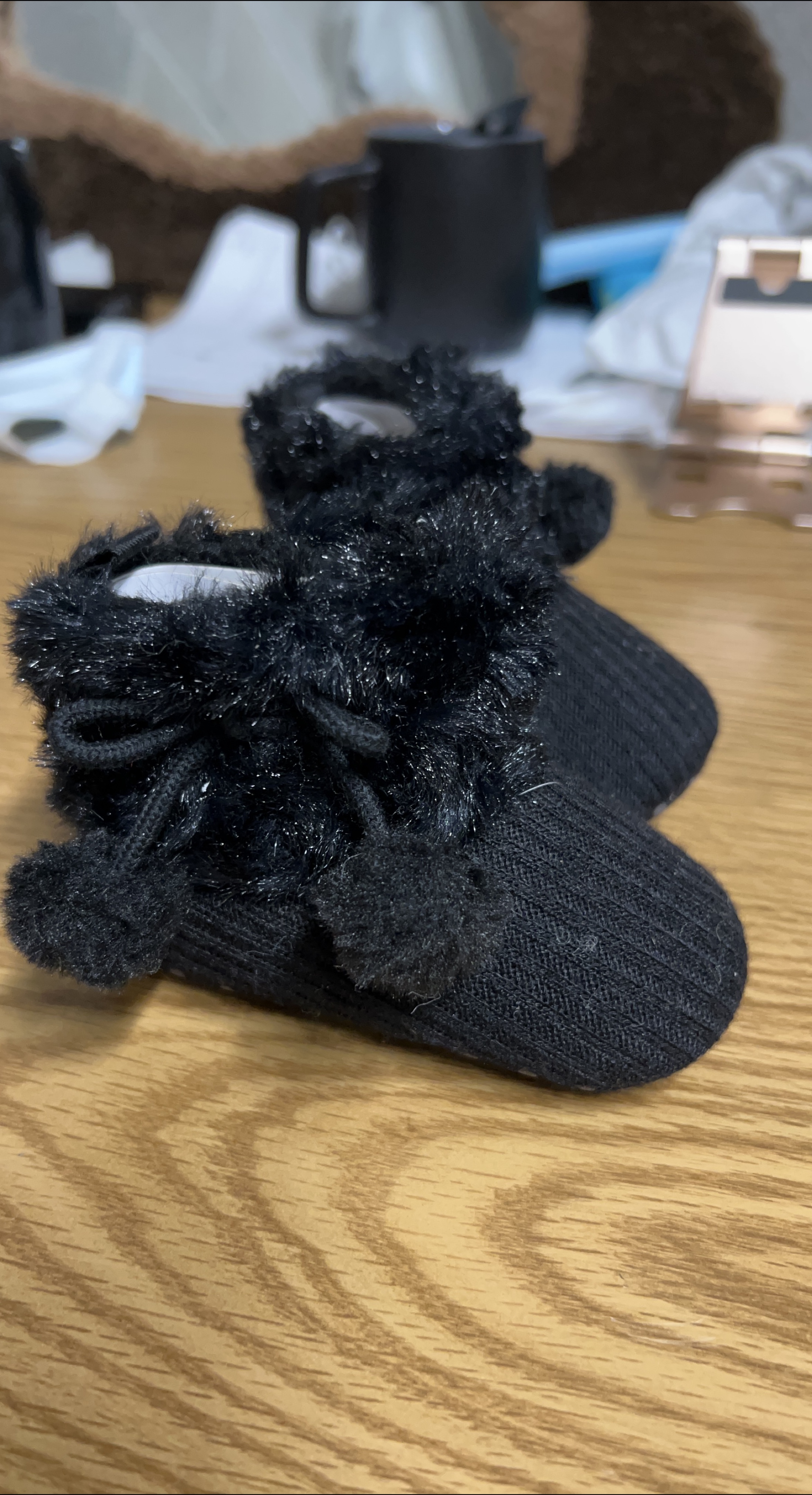 Black Baby Booties thumbnail