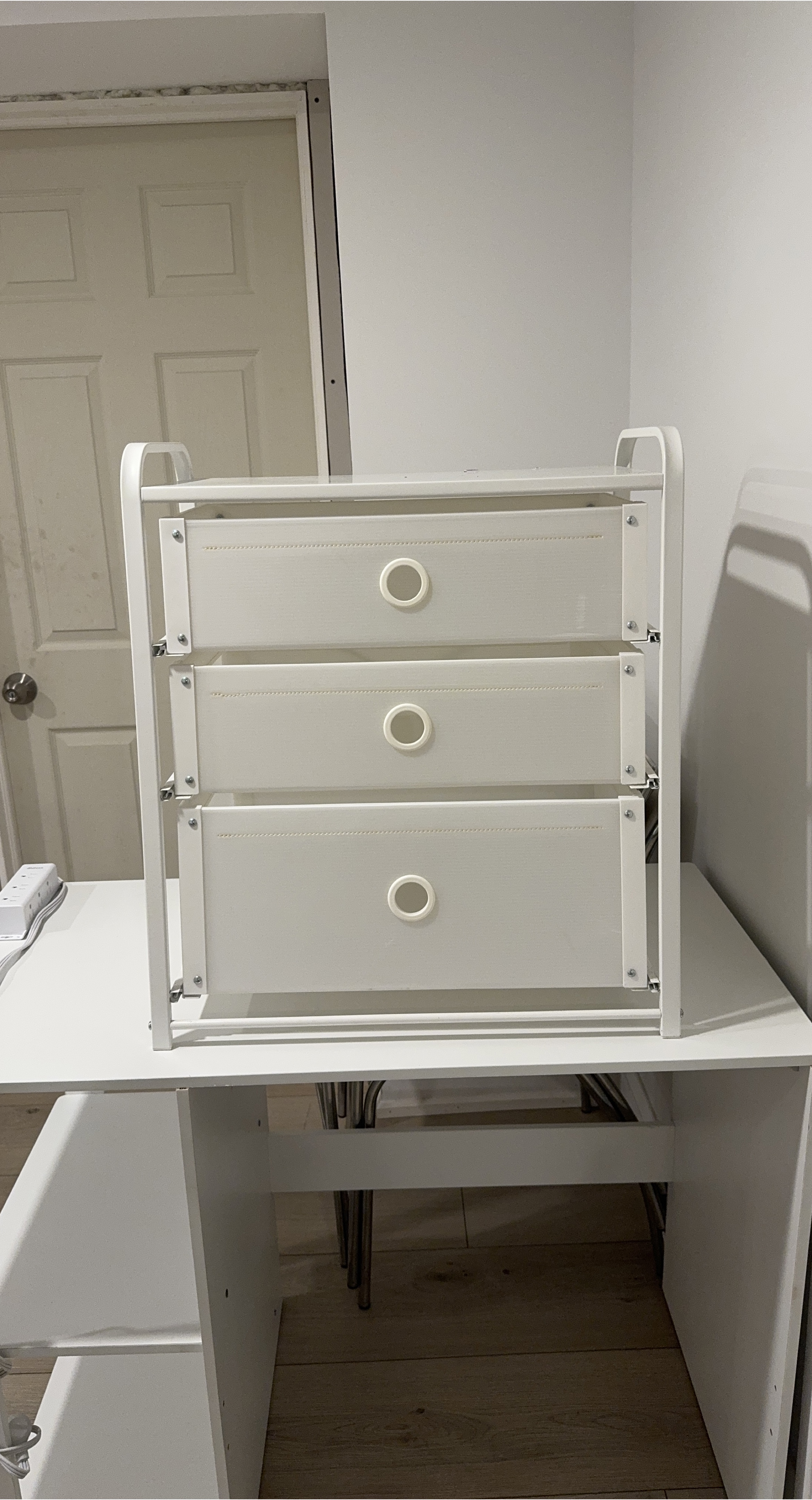 White 3-Drawer Storage Unit thumbnail