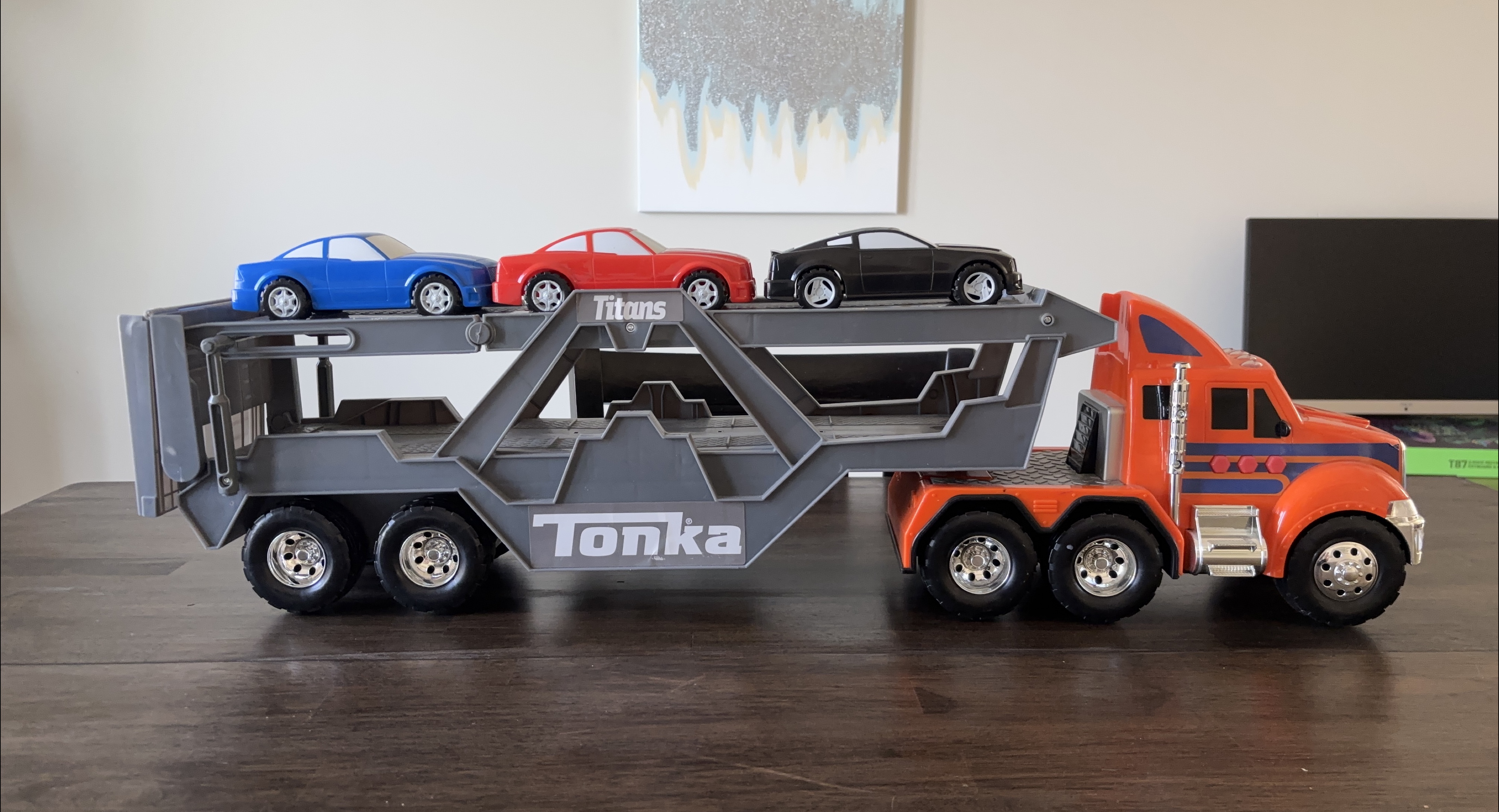Tonka Titans Car Carrier Truck thumbnail