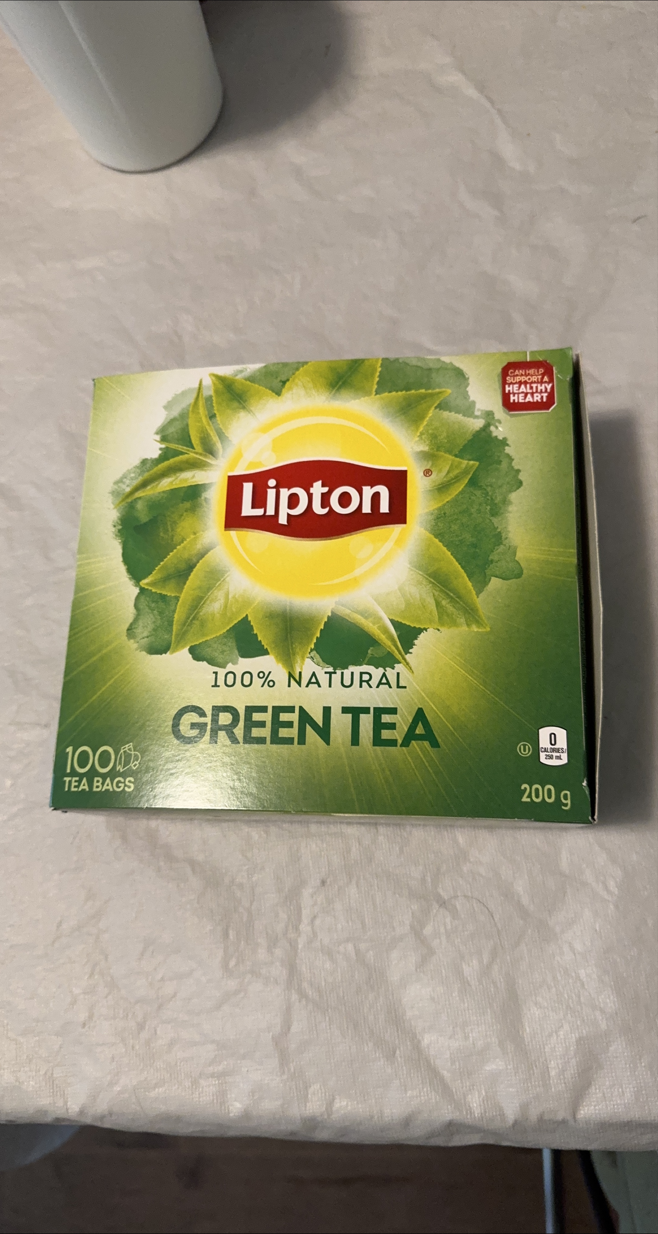 Lipton 100% Natural Green Tea - 100 Tea Bags thumbnail