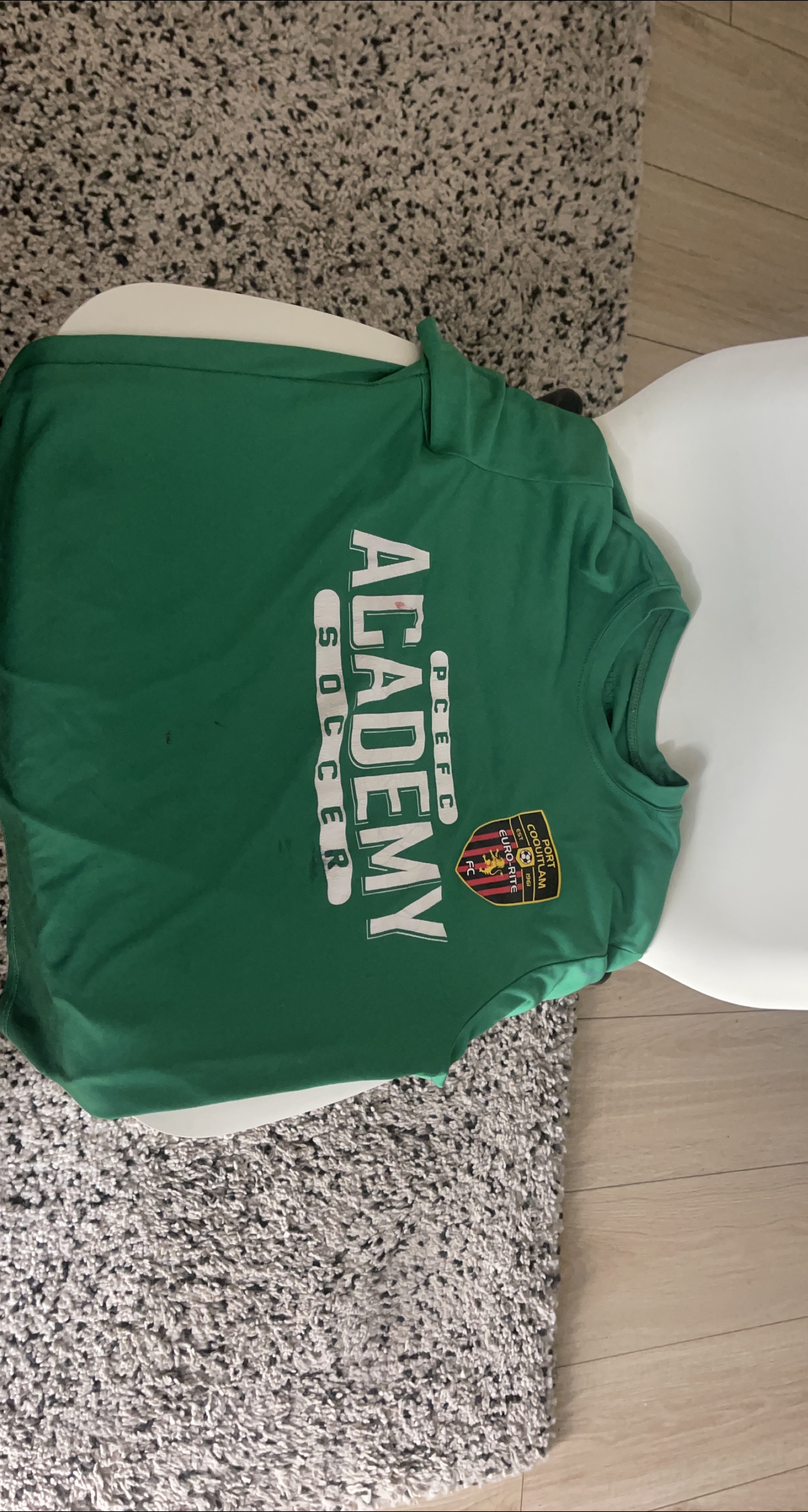 Green Soccer Academy T-Shirt - Youth Medium thumbnail
